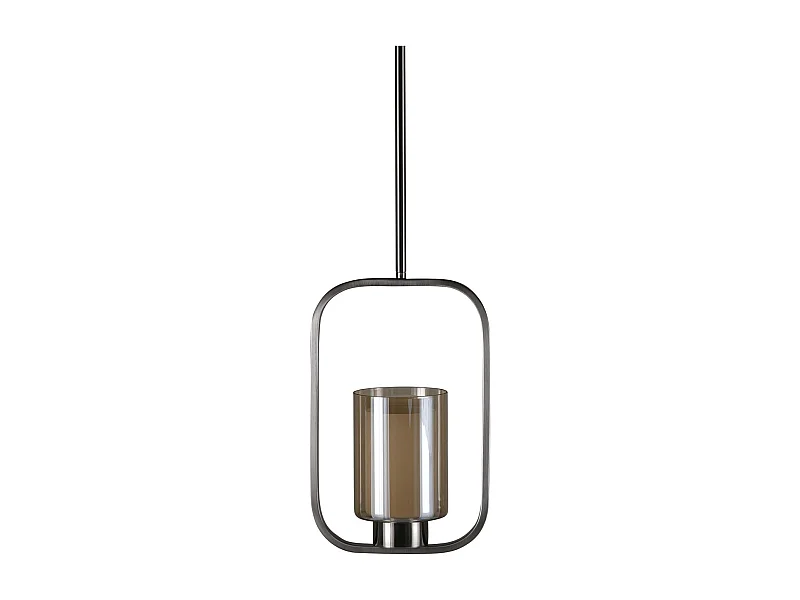 Lampe Suspension Déco "Aludra" 34cm Argent