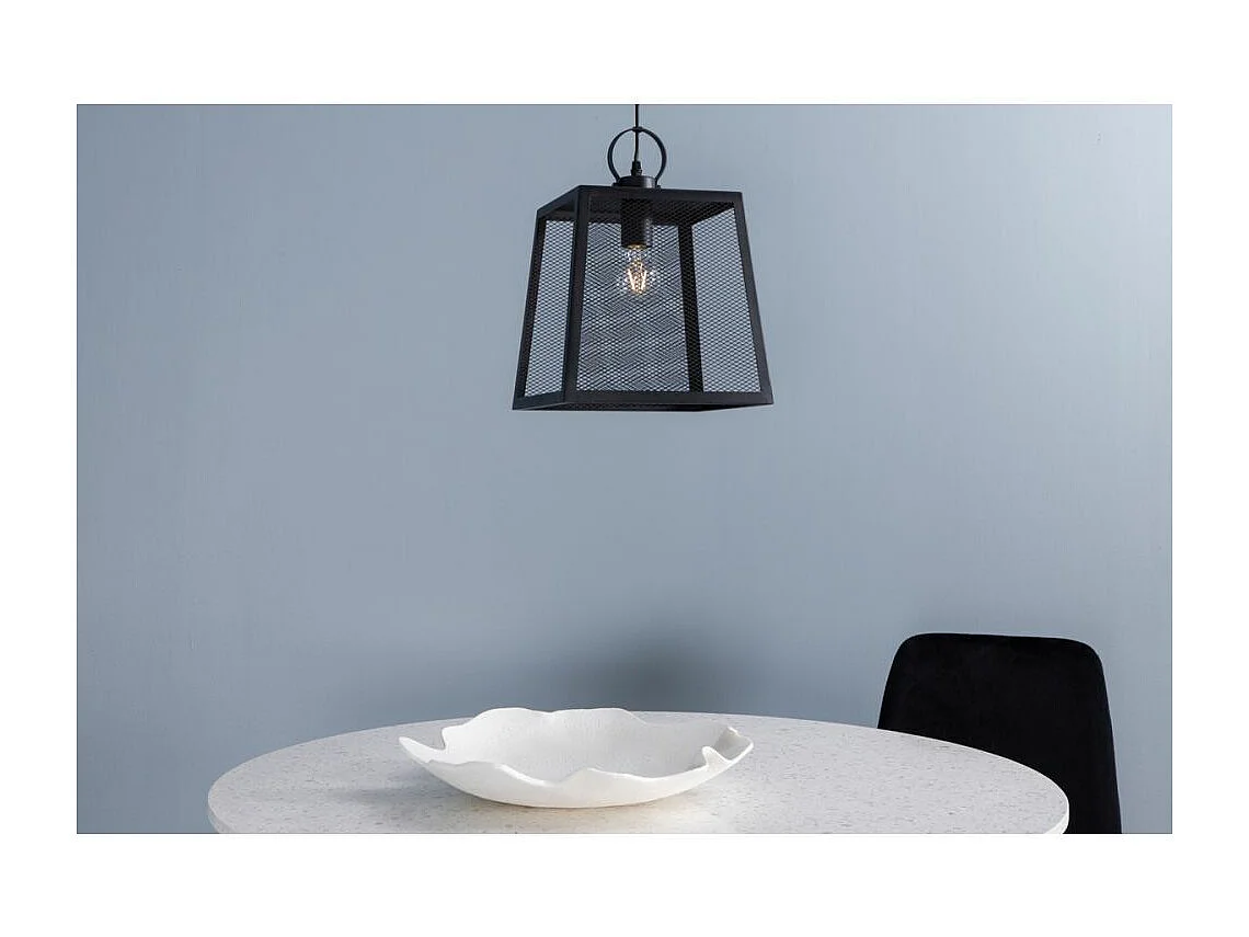 Hage verlichting hanglamp 28x28x37,5cm staal zwart.