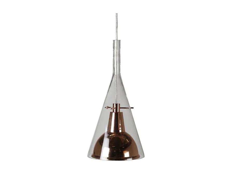 Lampe Suspension Design "Sirius" 40cm Cuivre