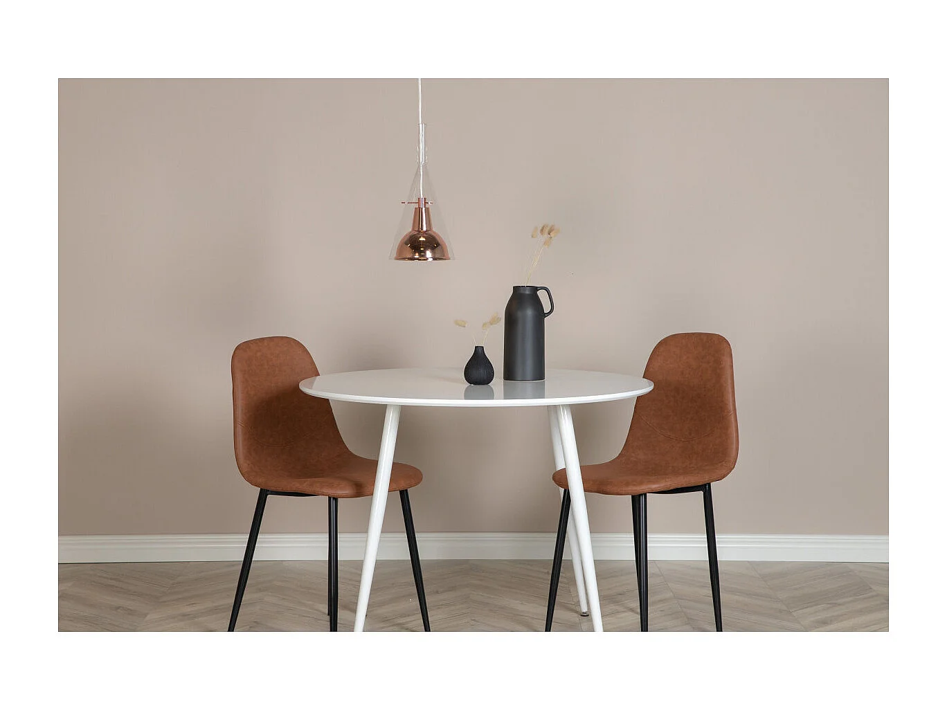 Lampe Suspension Design "Sirius" 40cm Cuivre