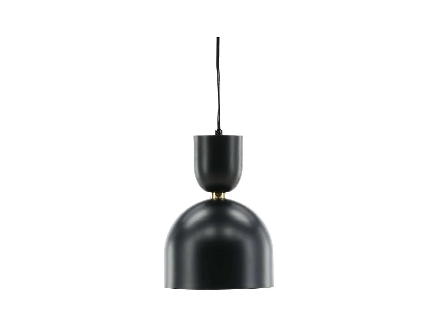 Lampe Suspension en Métal "Tim" 20cm Noir