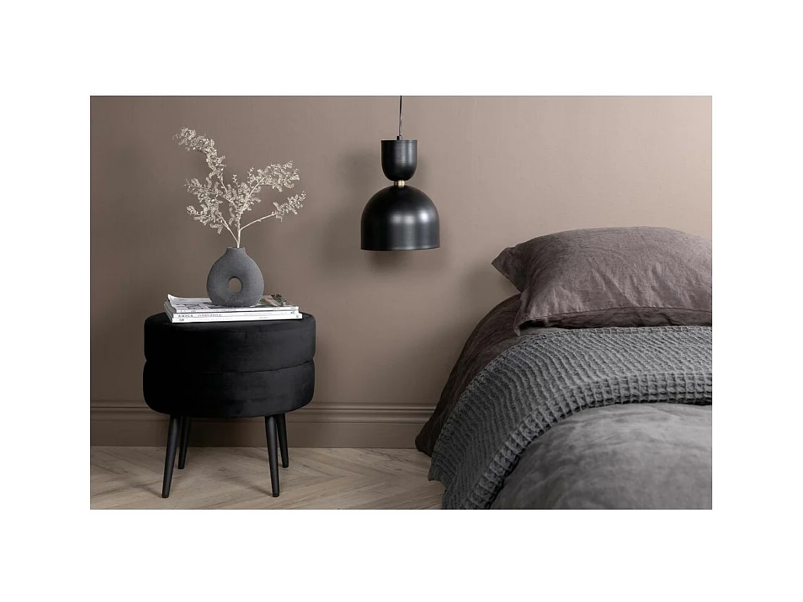 Lampe Suspension en Métal "Tim" 20cm Noir