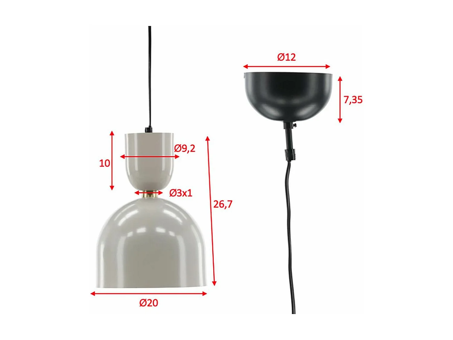 Tim verlichting hanglamp 20x20x120cm staal zwart.