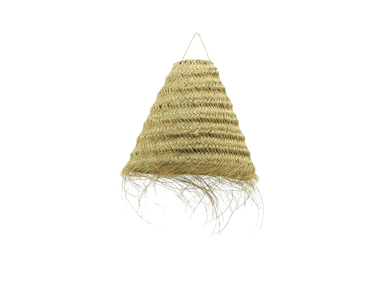 Abat-jour en jonc pour suspension Ø 45 - H 40 cm