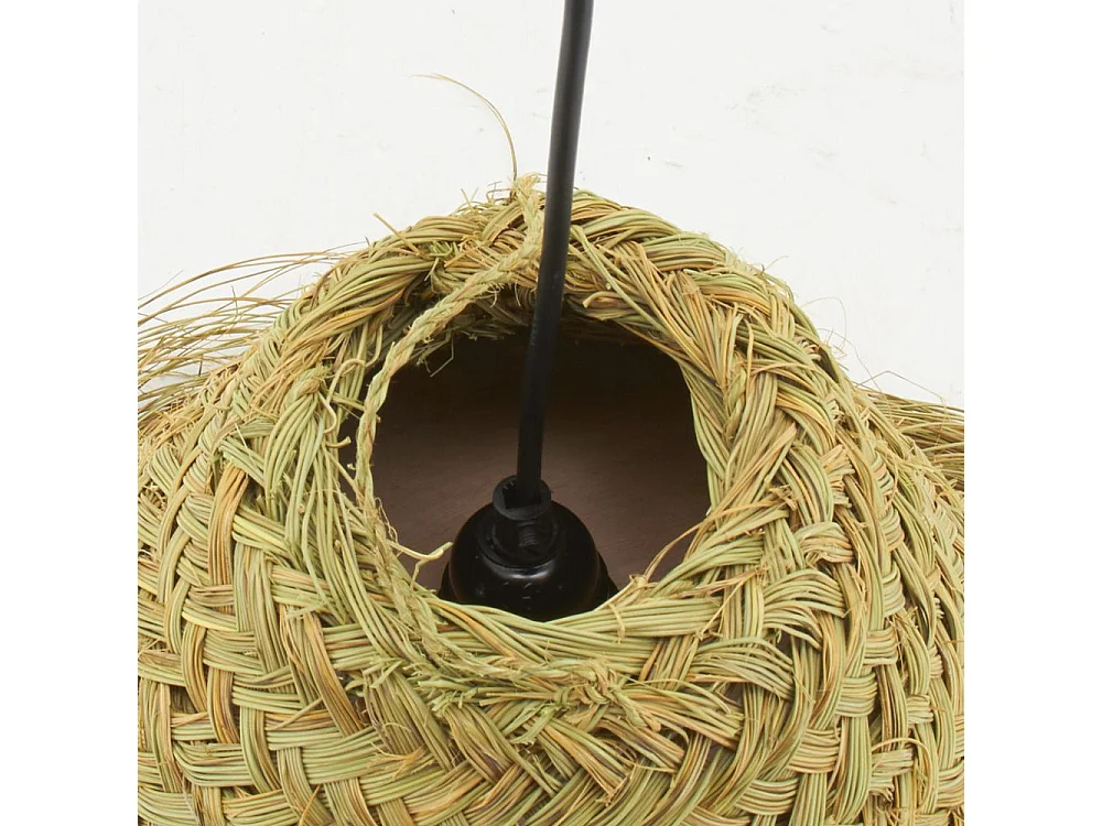 Abat-jour en jonc pour suspension Ø 45 - H 40 cm