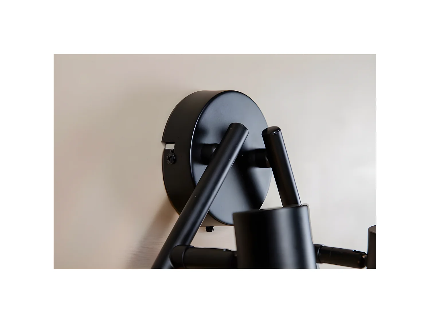 Applique Murale 4 Spots "Pico" 70cm Noir