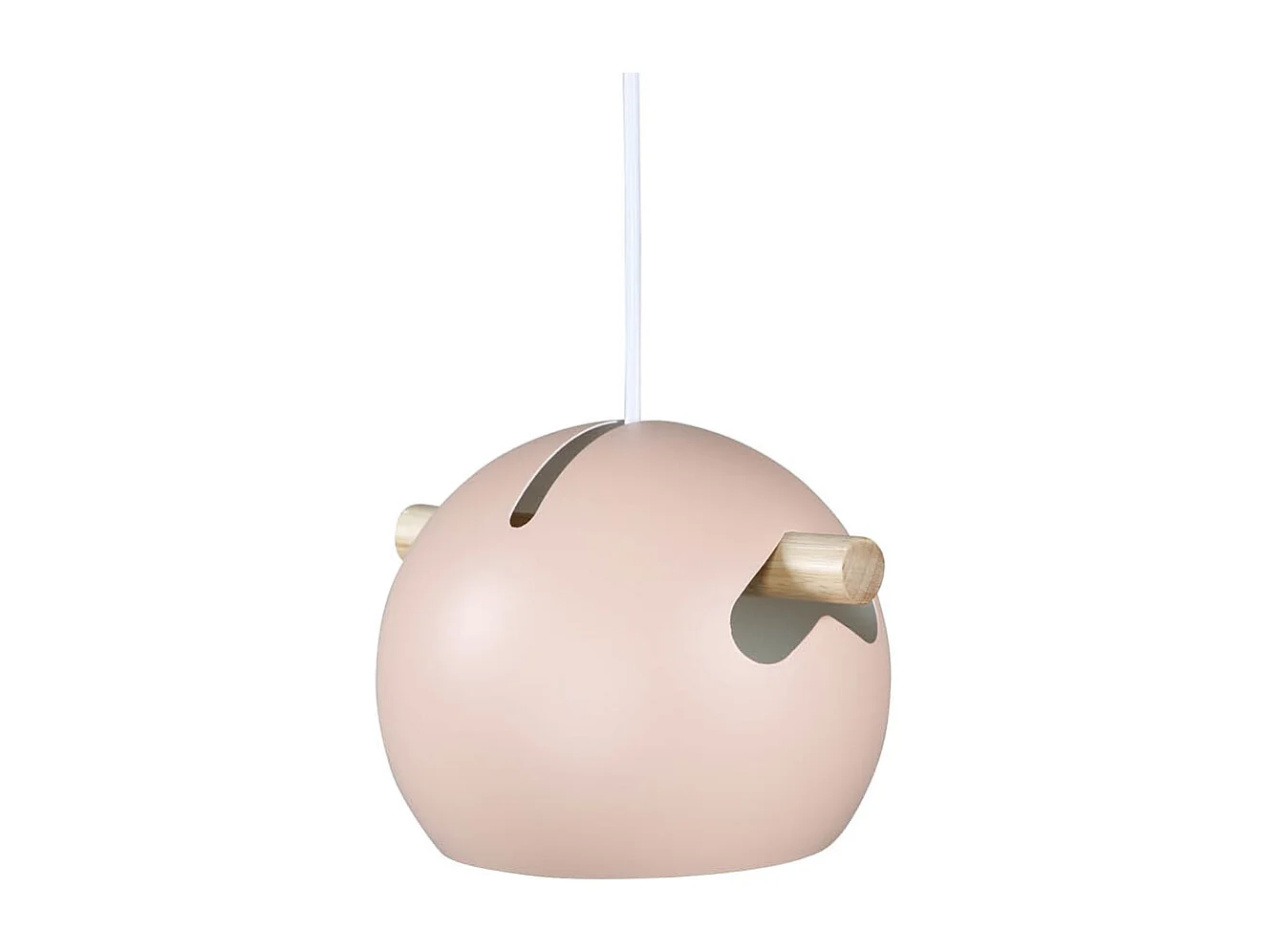 Tubbie verlichting hanglamp Ø23cm staal oudroze.