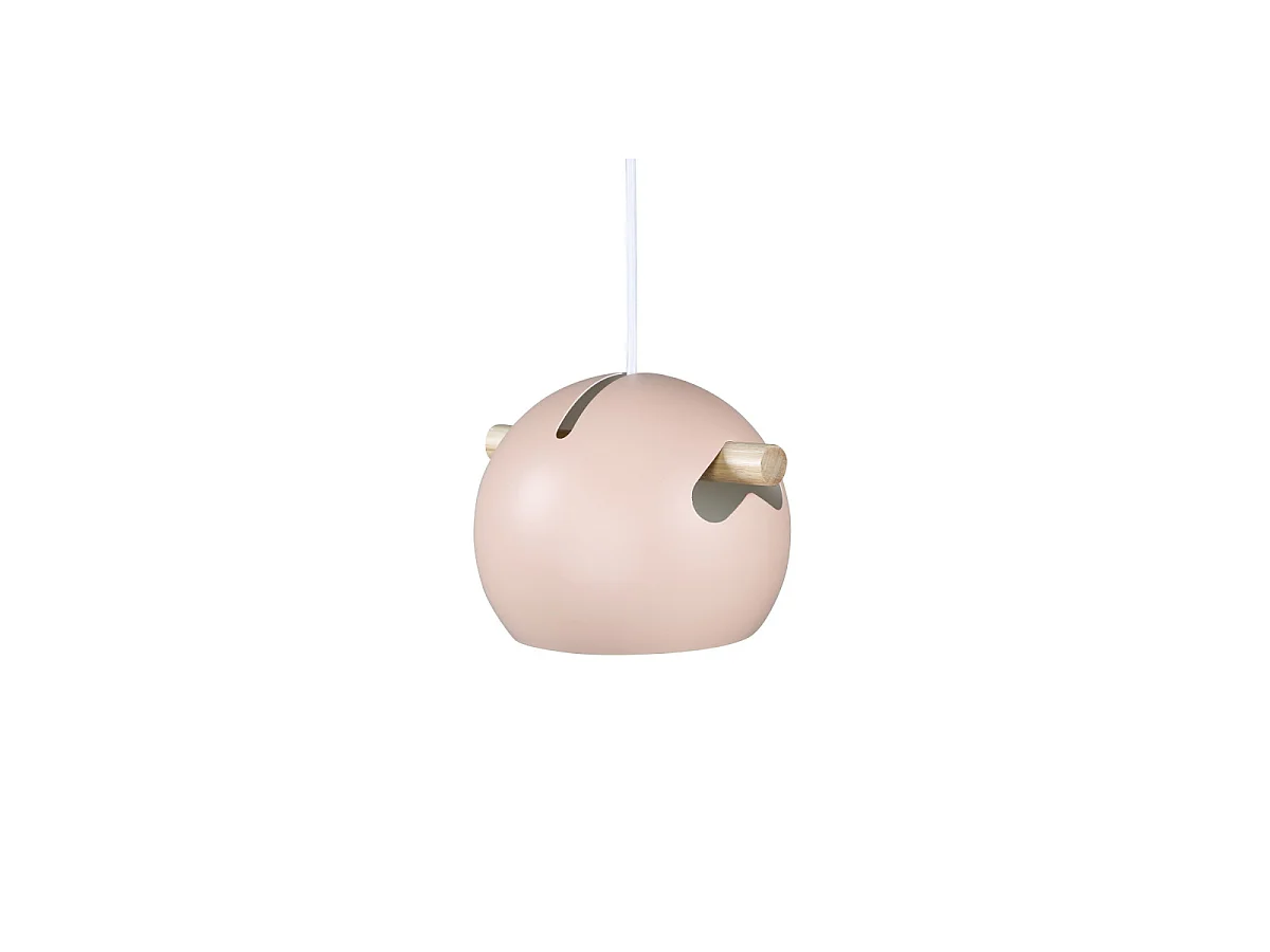 Tubbie verlichting hanglamp Ø23cm staal oudroze.