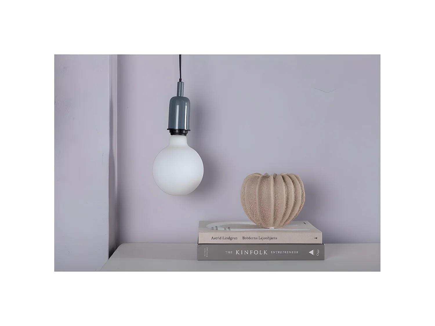 Suspension en Métal "Hang" 10cm Bleu