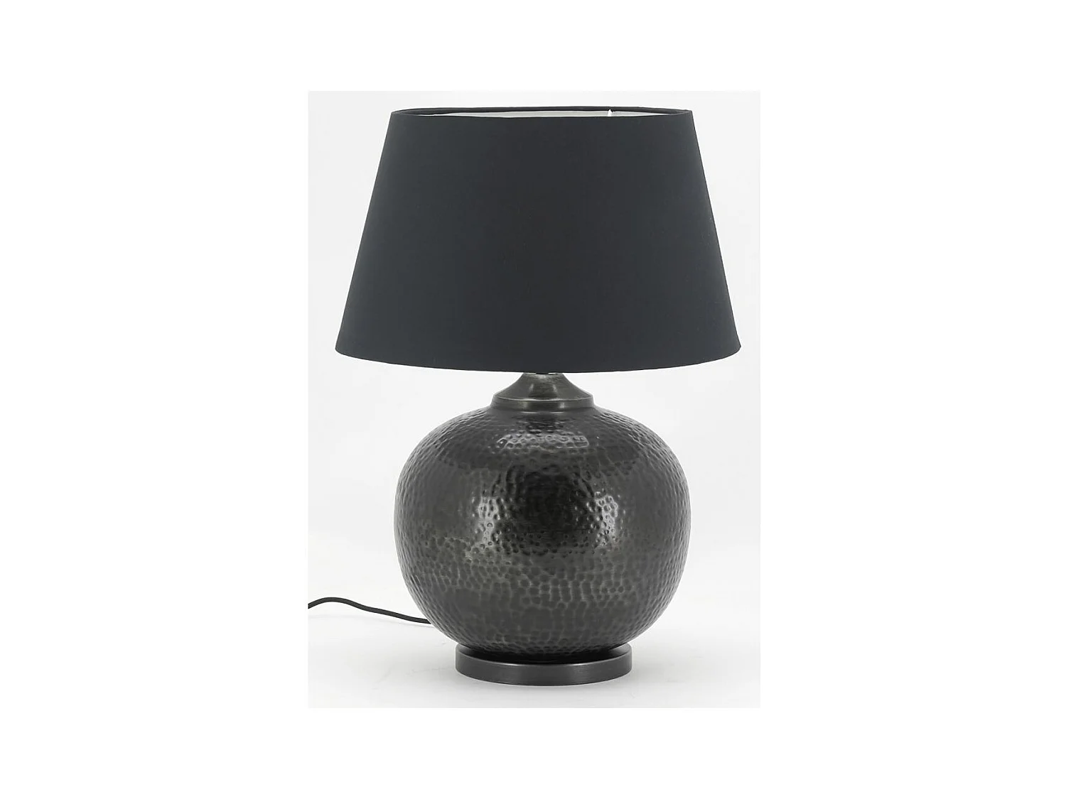 Abat-jour 40 x 24 cm Coton noir