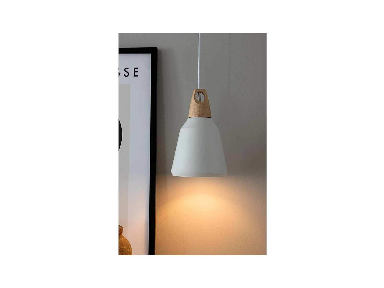 Sospensione in alluminio Nao 16 x 24,5 cm