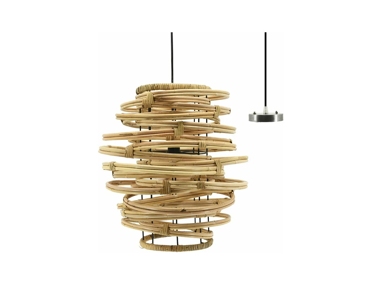 Suspension en poelet naturel Modèle 1