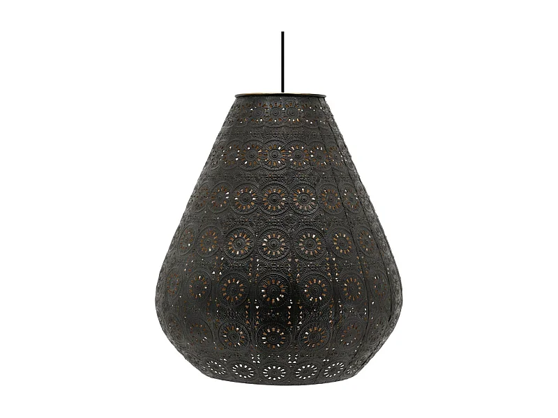 Suspension en métal ajouré