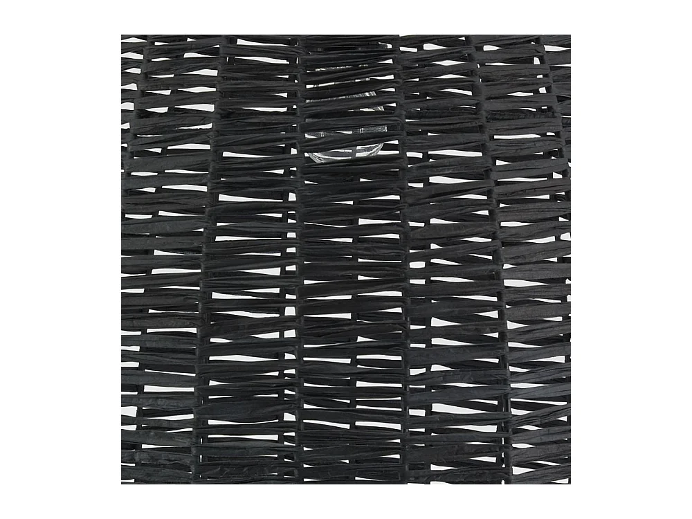 Suspension en métal et papier noir Grand modèle