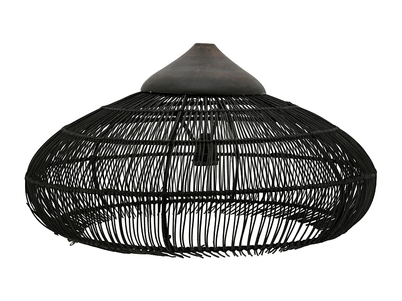 Abat-jour en bambou et métal Modèle 1