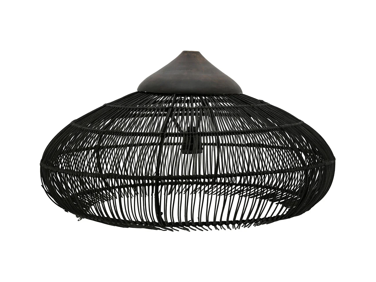 Abat-jour en bambou et métal Modèle 1