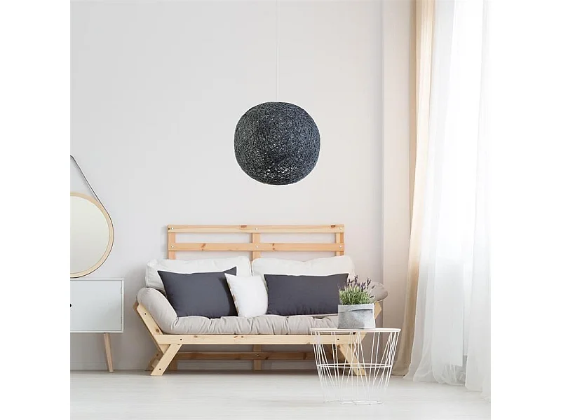 Abat-Jour Déco "Suspension" 30cm Gris