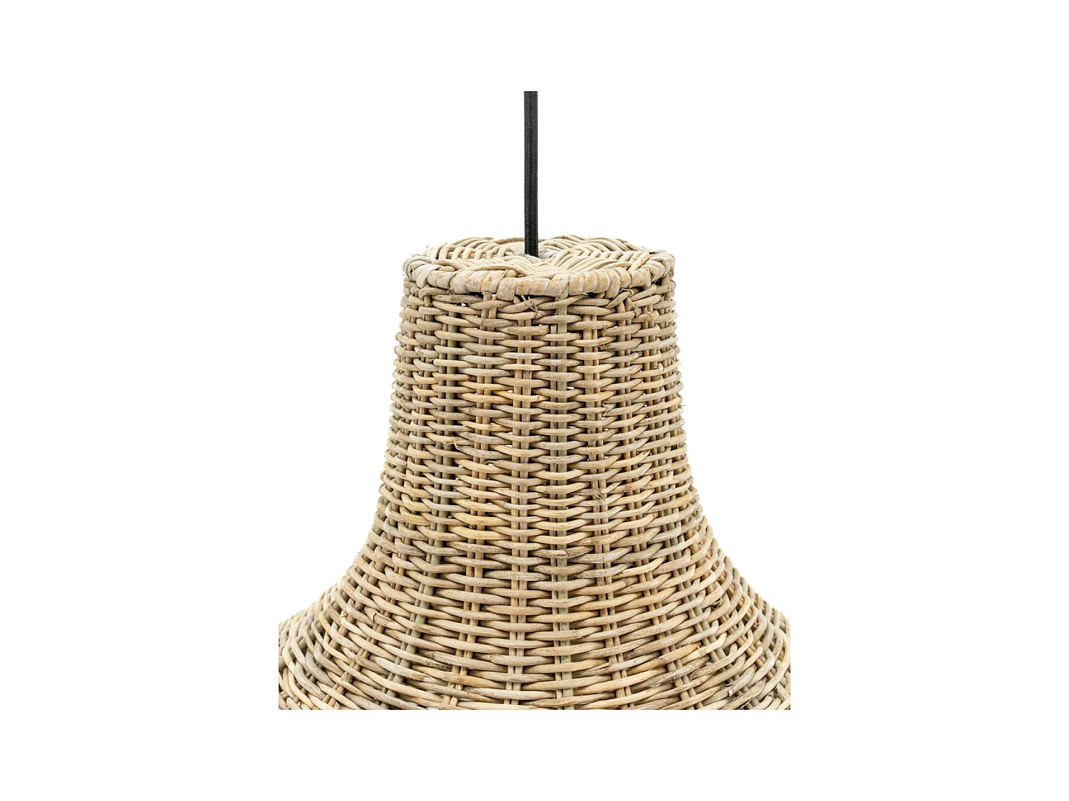 Abat-jour rond en poelet pour suspension