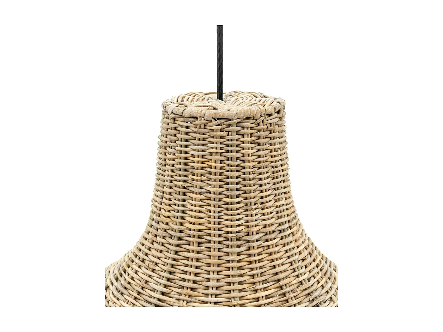 Abat-jour rond en poelet pour suspension