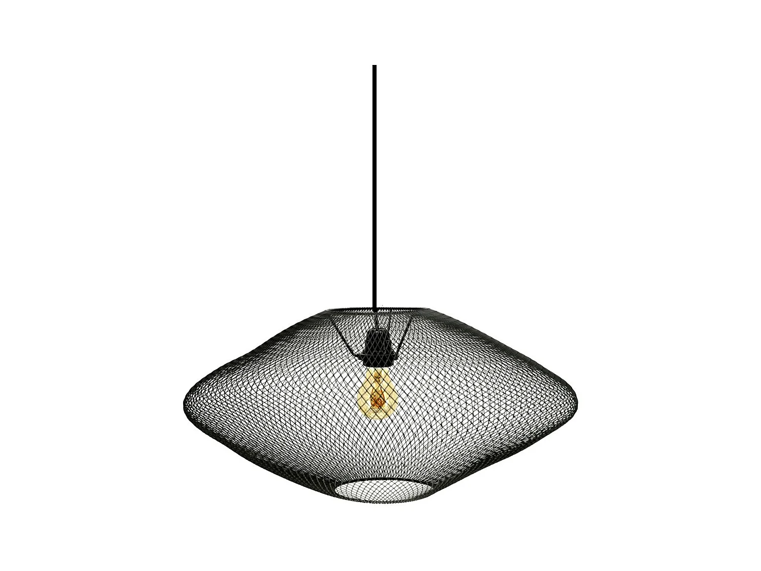 Abat-jour à suspendre en métal ajouré