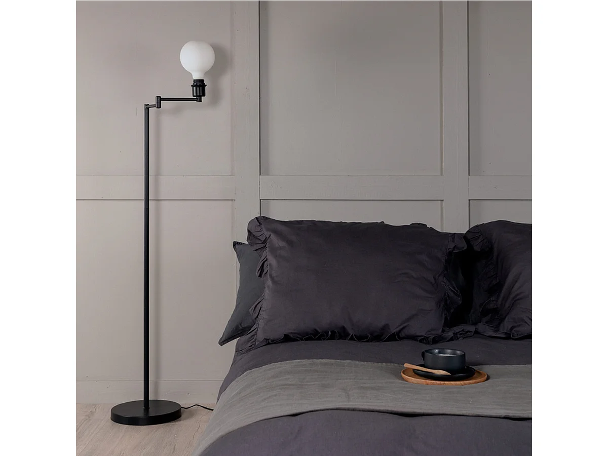 Lampadaire Design "Virro" 126cm Noir