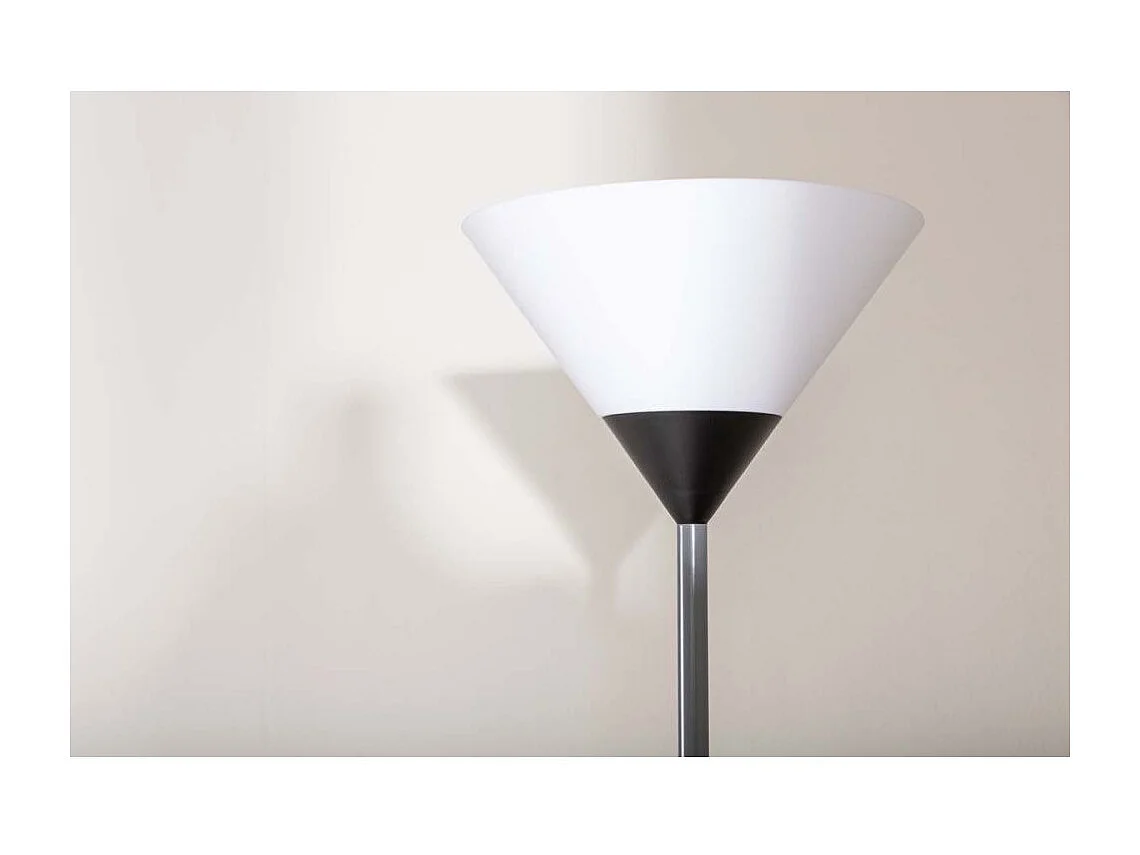 Batang verlichting vloerlamp 25,4x25,4x178cm plastic zwart, wit.