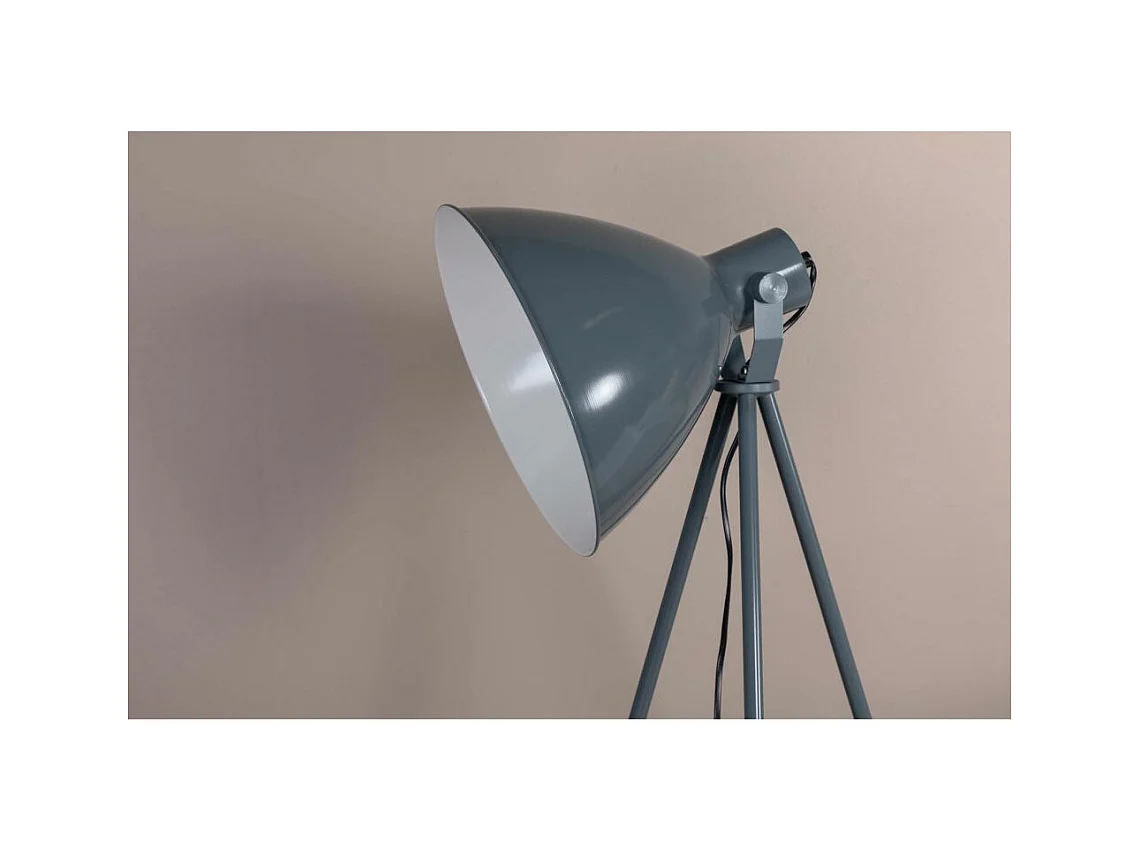 Lampadaire Trépied "Tiv" 140cm Bleu