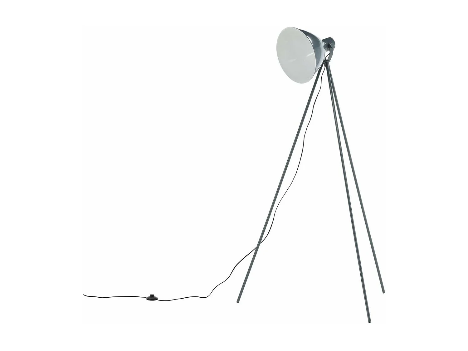 Lampadaire Trépied "Tiv" 140cm Bleu