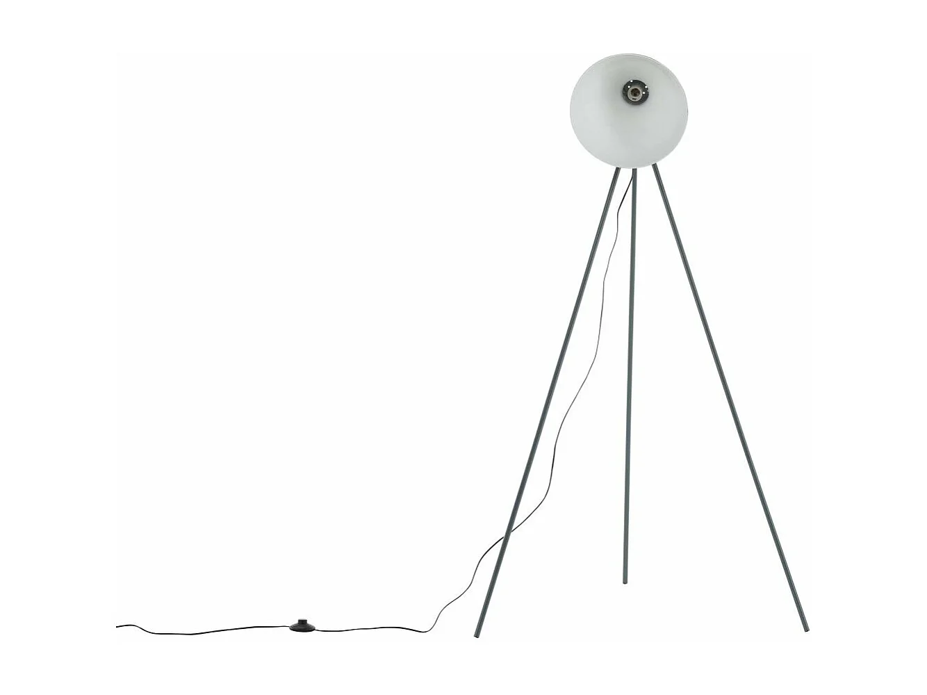 Lampadaire Trépied "Tiv" 140cm Bleu