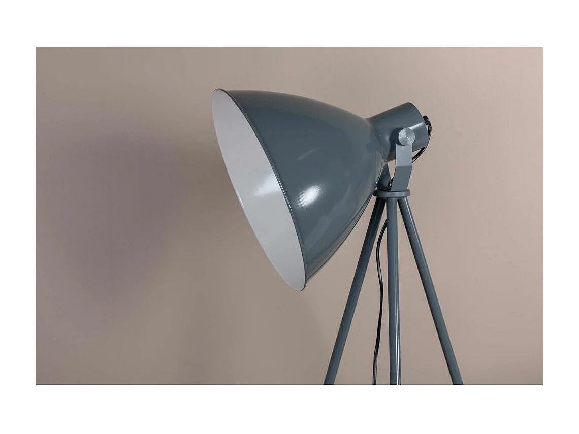 Lampadaire Trépied "Tiv" 140cm Bleu