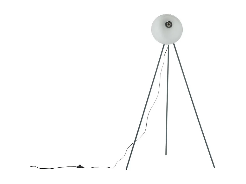 Lampadaire Trépied "Tiv" 140cm Bleu