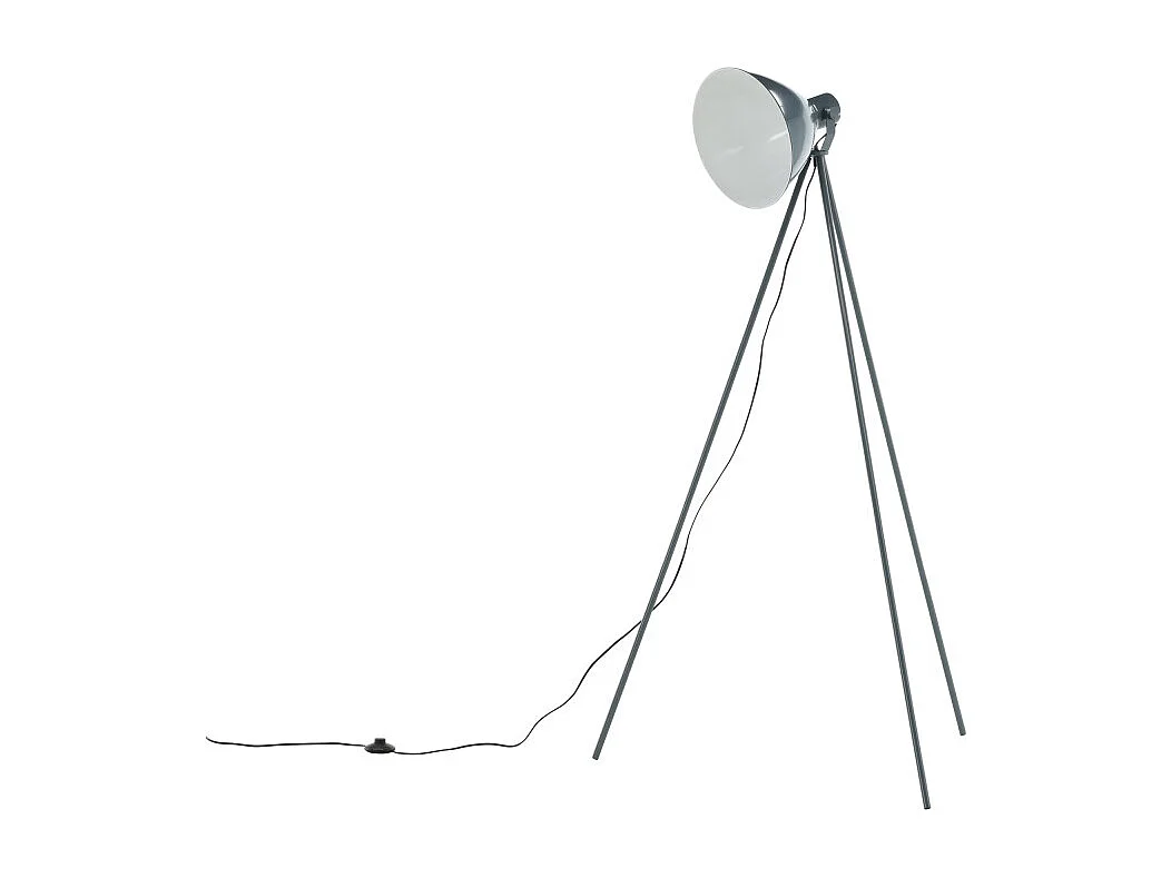Lampadaire Trépied "Tiv" 140cm Bleu