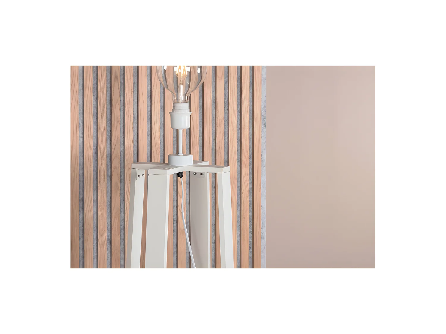 Lampadaire Design "Avspark" 137cm Blanc