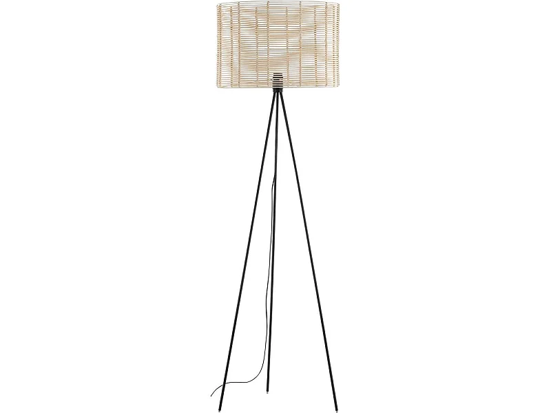 Lampadaire en Rotin "Fence" 160cm Naturel