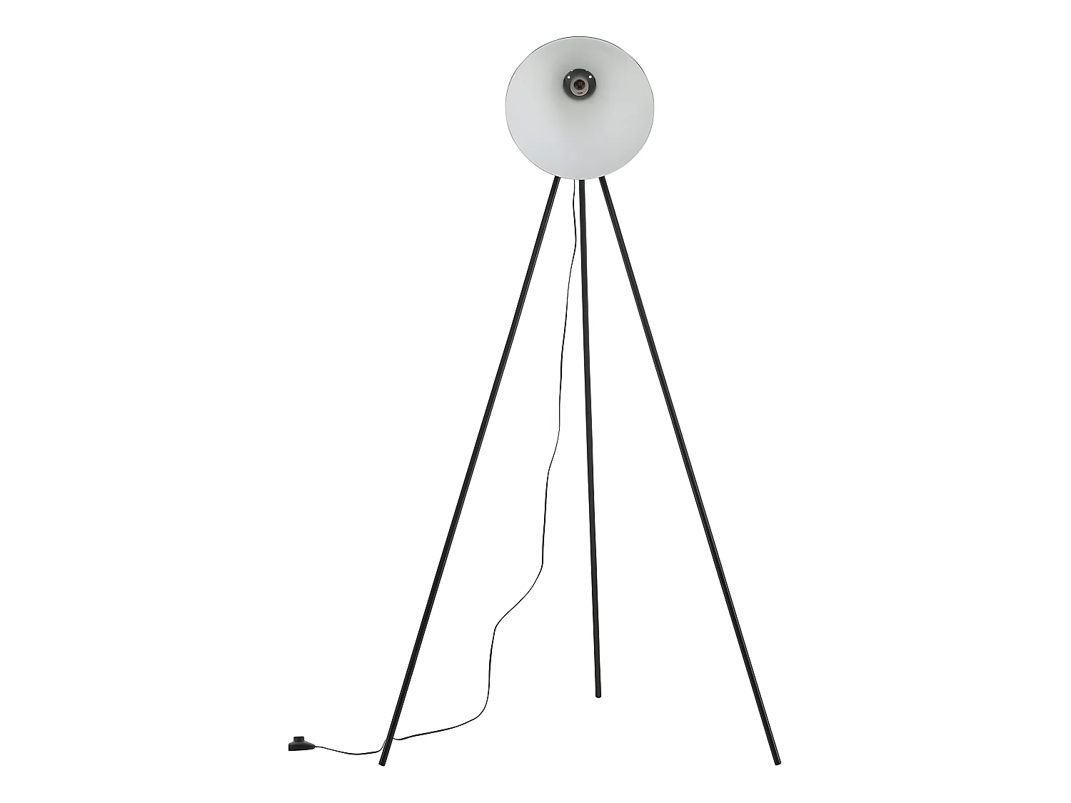 Lampada da terra in acciaio Tiv