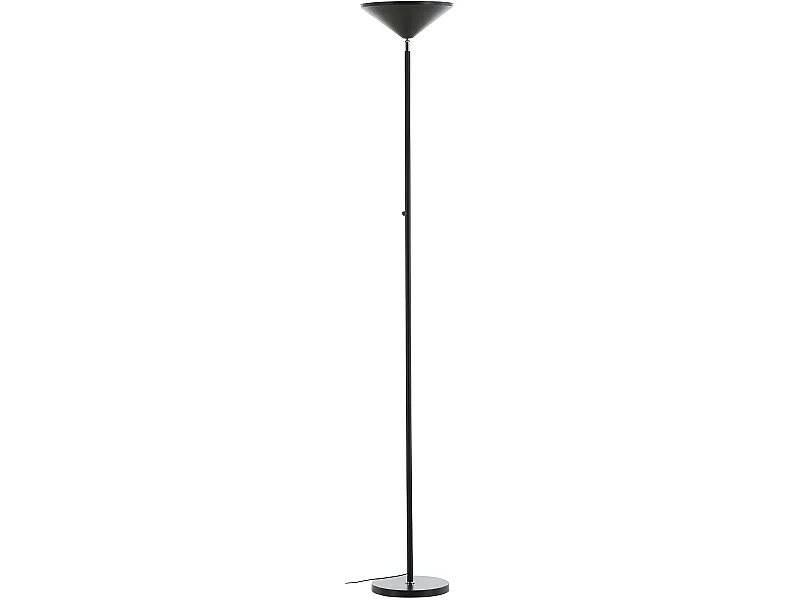 Lampadaire en Métal "Corong" 180cm Noir