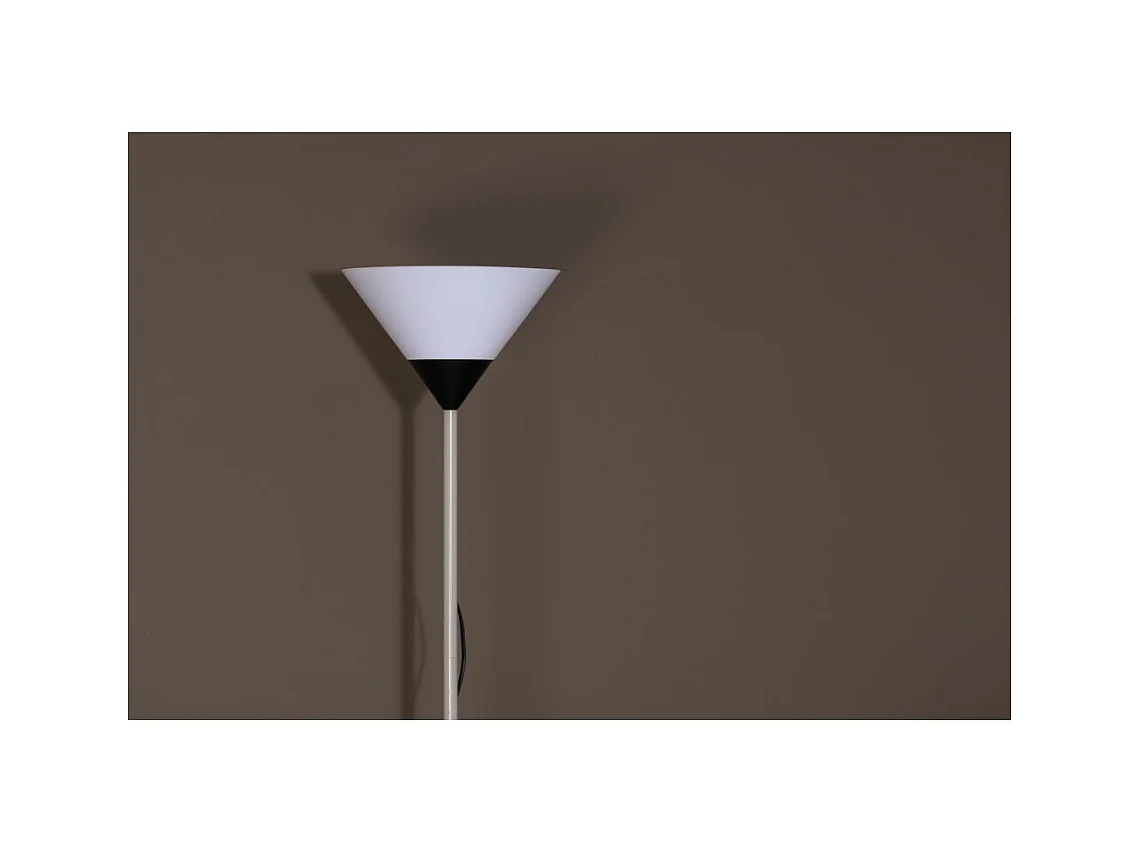 Batang verlichting vloerlamp 25,4x25,4x178cm plastic beige, zwart, wit.