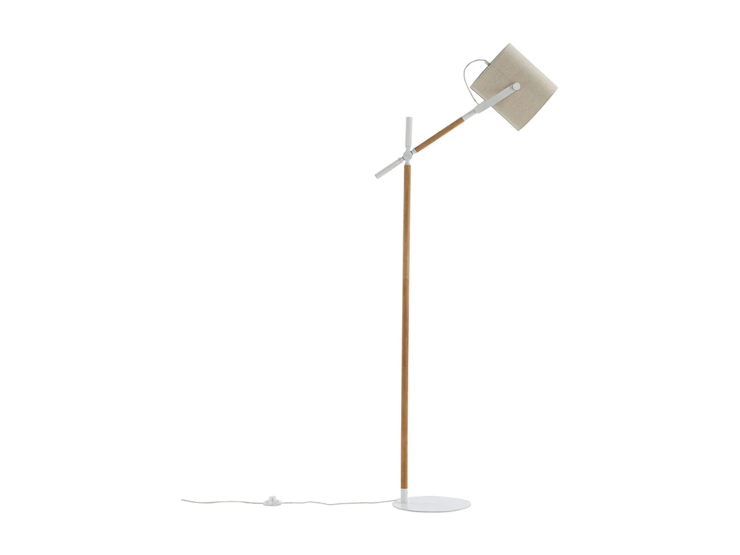 Lampadaire Design "Dennis" 156cm Blanc