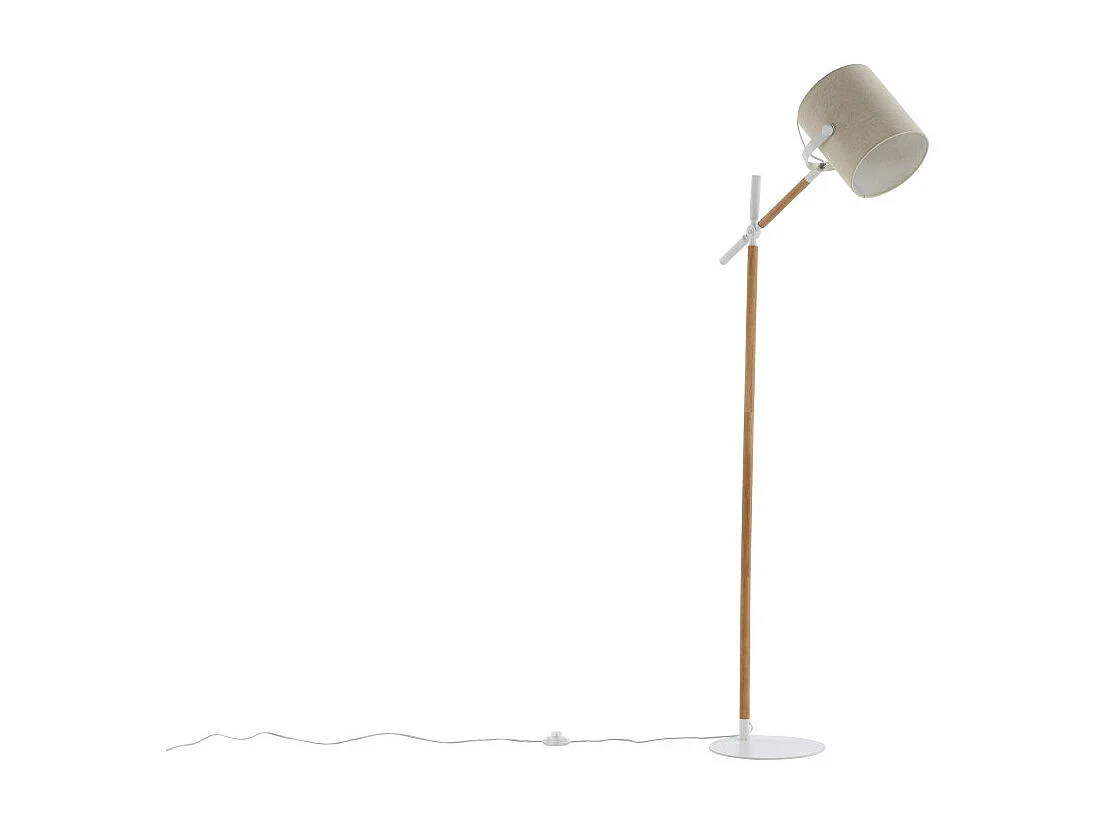 Lampadaire Design "Dennis" 156cm Blanc