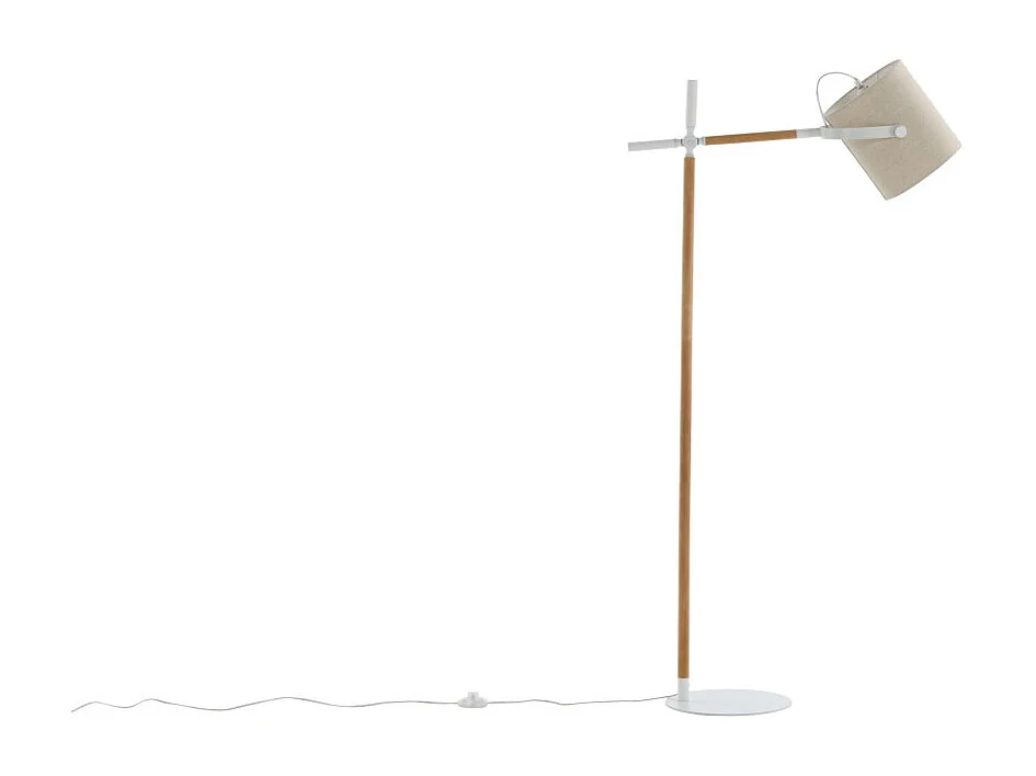 Lampadaire Design "Dennis" 156cm Blanc