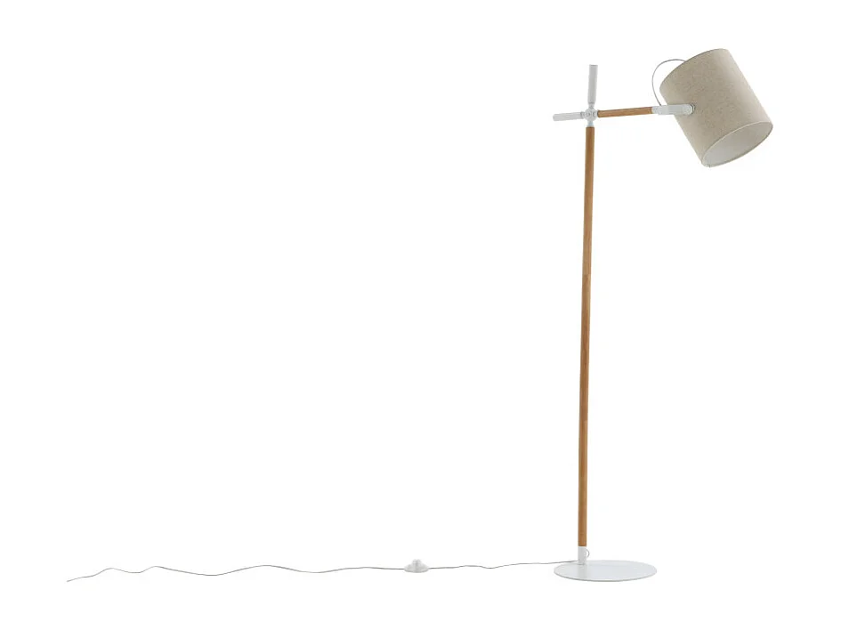 Lampadaire Design "Dennis" 156cm Blanc