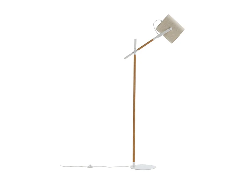 Lampadaire Design "Dennis" 156cm Blanc