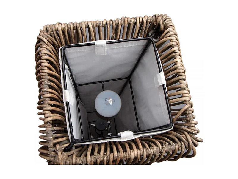 Lampe droite en poelet Eliane