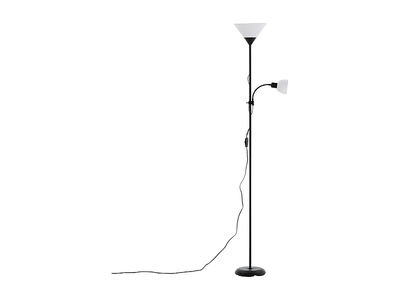 Stehleuchte mit 2 Schirmen aus Stahl Bagasi