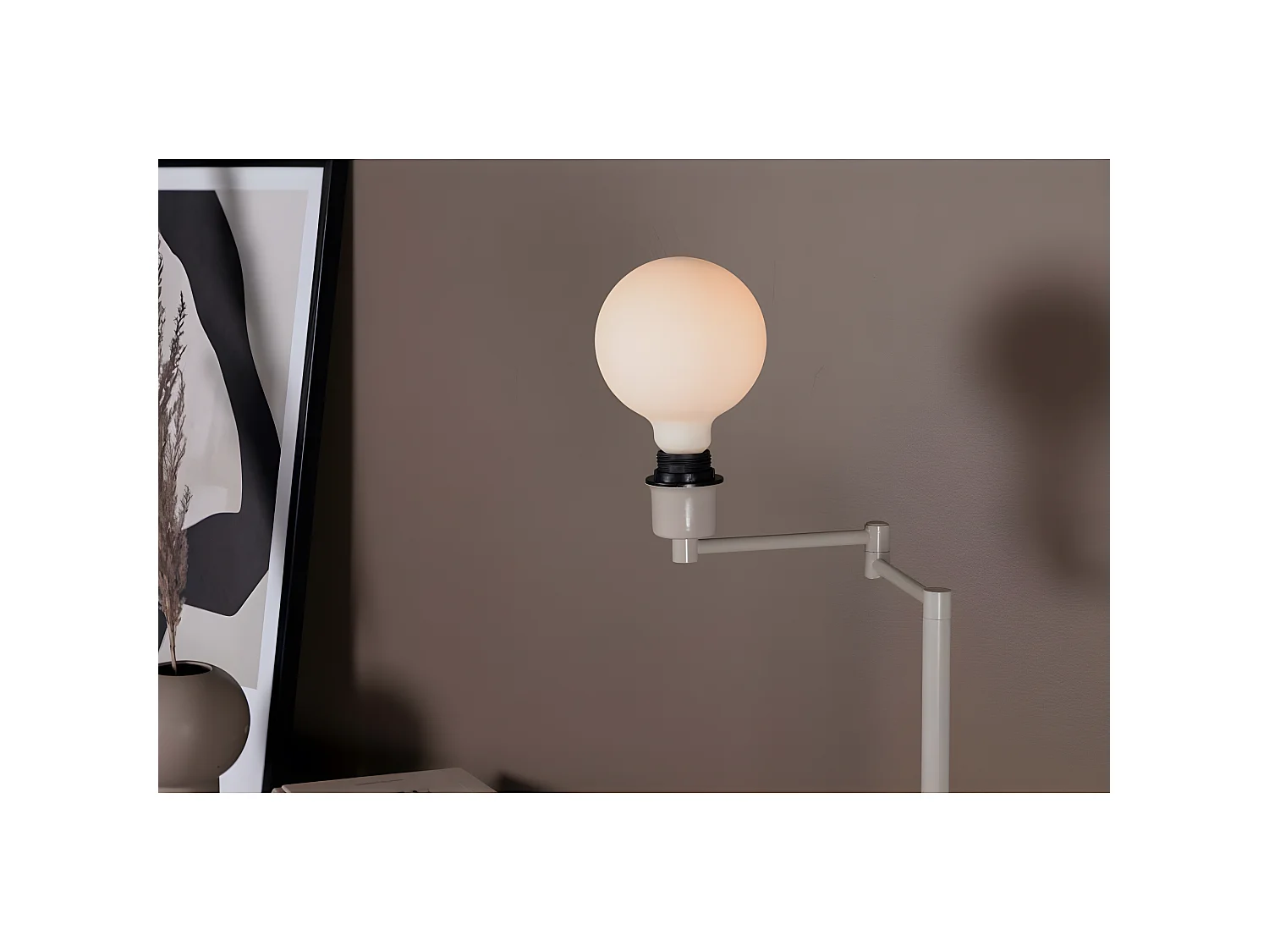 Lampadaire Design "Virro" 126cm Beige