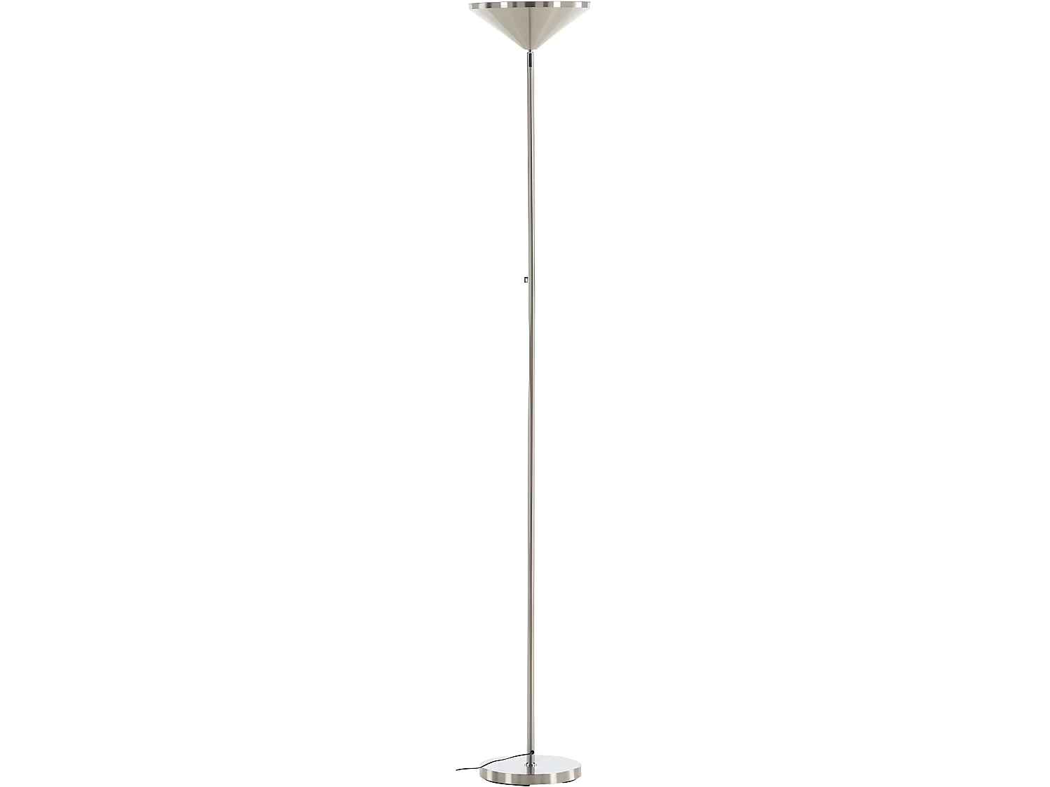 Lampadaire en Métal "Corong" 180cm Argent