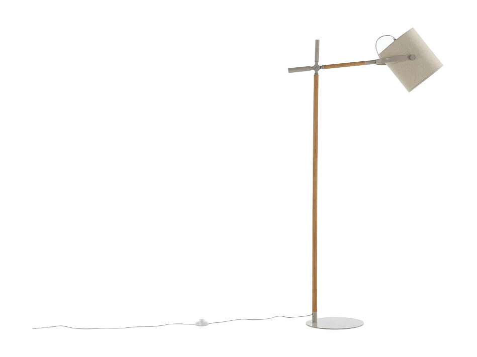 Lampadaire Design "Dennis" 156cm Beige