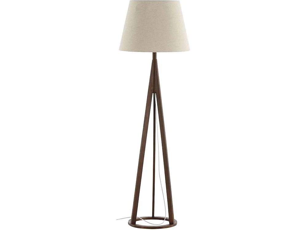 Lampadaire en Bois "Kona" 160cm Marron