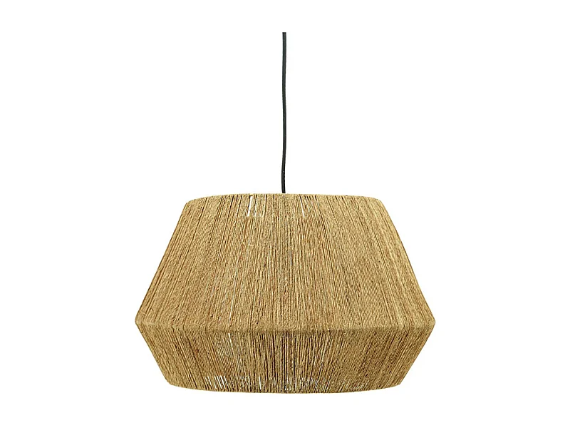 Abat-jour à suspendre en jute naturel Diamètre 50 cm