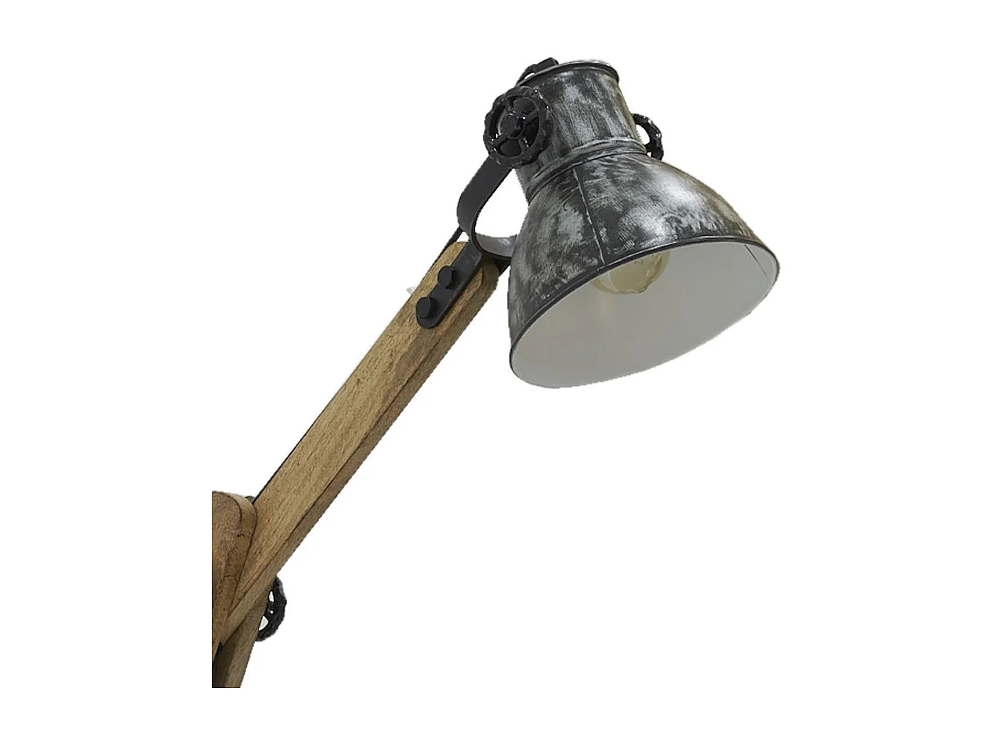 Applique en bois recyclé et métal Archi